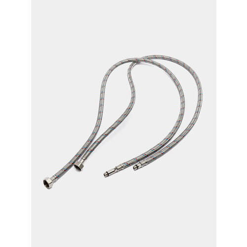 Гибкая подводка для смесителей гайка-штуцер 12 х М10 2 штуки длина 50 см 899₽