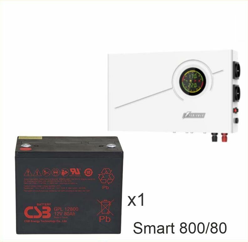 ИБП Powerman Smart 800 INV + CSB GPL12800