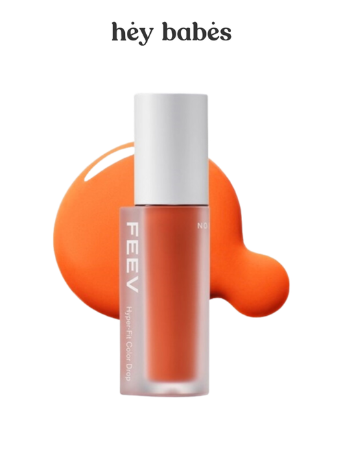 Увлажняющий гелевый тинт для губ в нюдовом оттенке FEEV Hyper-Fit Color Drop No Makeup