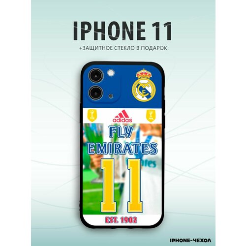 Чехол Iphone 11 футбол real номер 11