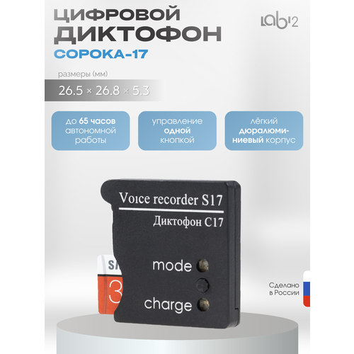 Диктофон Сорока - 17 1538000₽