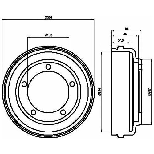 Тормозной барабан Mintex MBD058