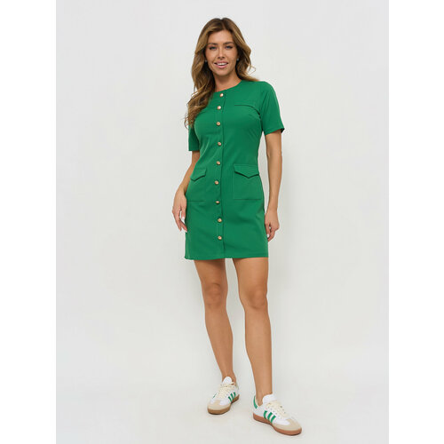 Платье BrandStoff, размер 44, зеленый костюм brandstoff размер 44 зеленый