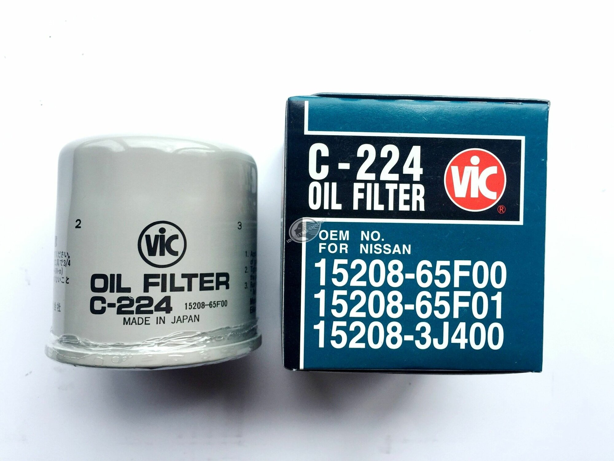 Фильтр масляный VIC C-224 для Nissan, Almera, Primera, Sunny, Bluebird (Япония)