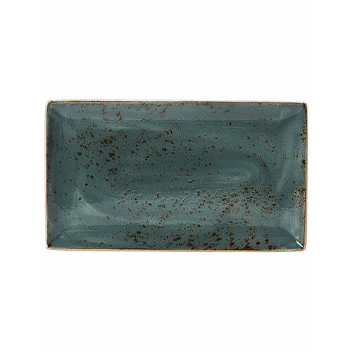 Блюдо прямоугольное Steelite Craft Blue фарфоровое 33x19 см
