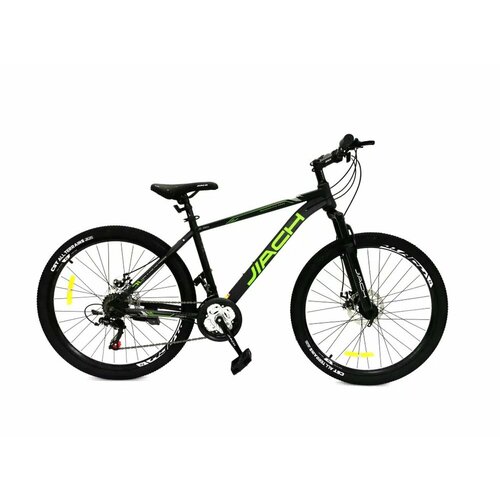 Велосипед 26 JIACH алюм рама 17 21-ск диск черныйзеленый 22150₽