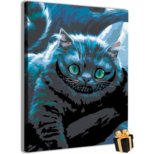 Картина по номерам чеширский кот алиса в стране чудес