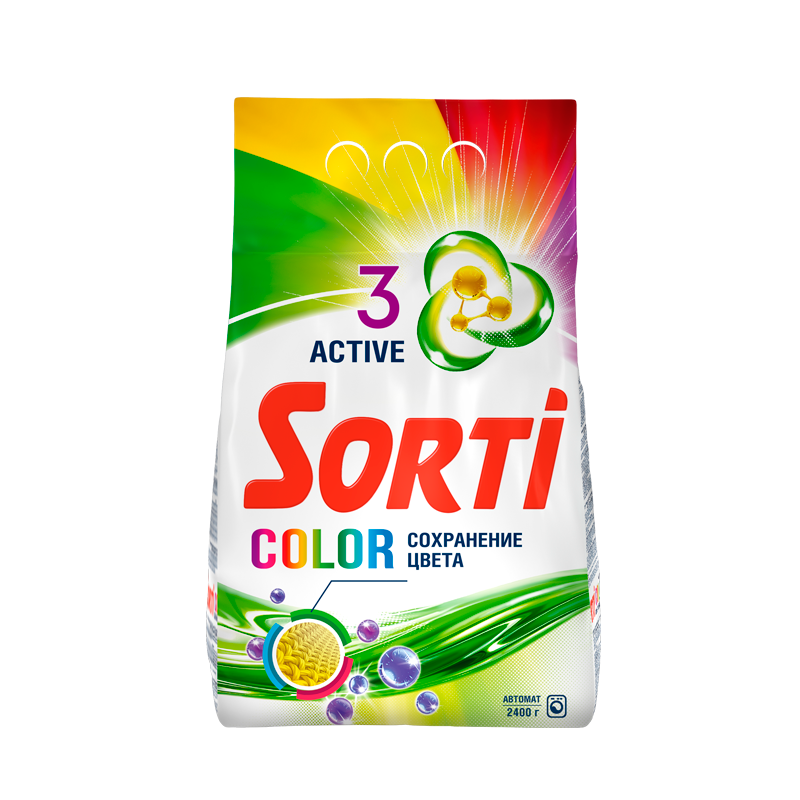 Стиральный порошок Sorti Color 2400 г