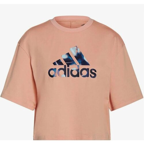 Футболка adidas ADIDAS W UFORU T - T-SHIRTS GS3873, размер L, розовый, бежевый футболка adidas размер xs бежевый