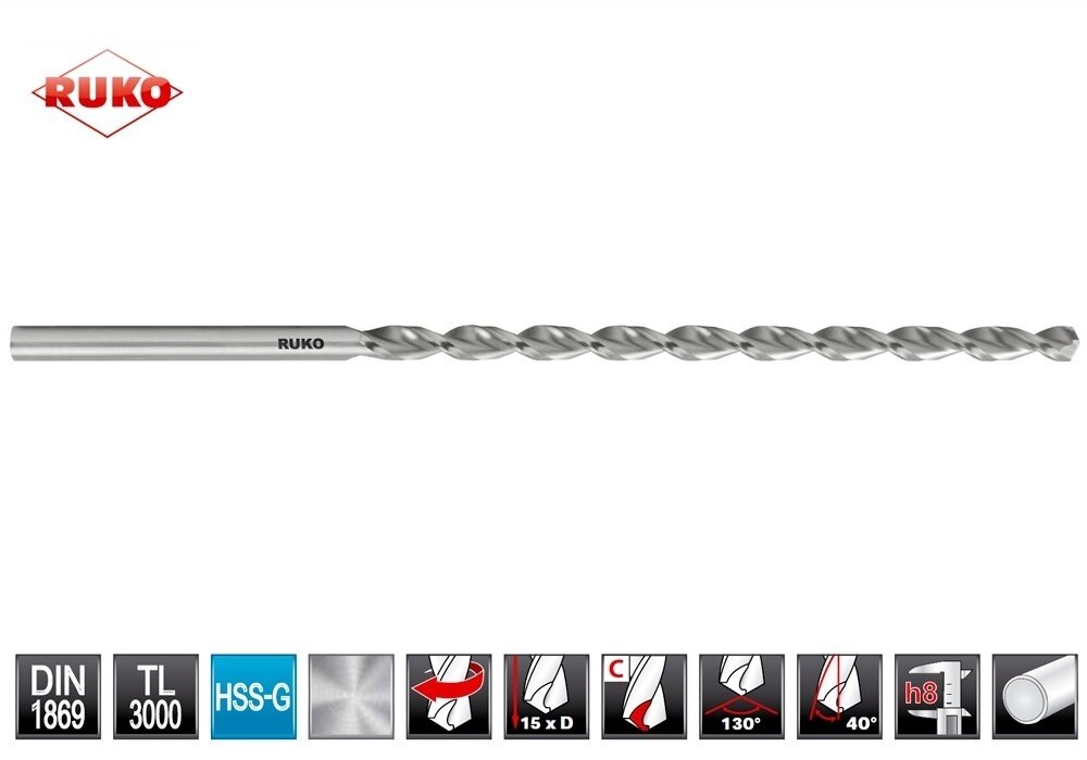 Сверло по металлу RUKO - фото №7
