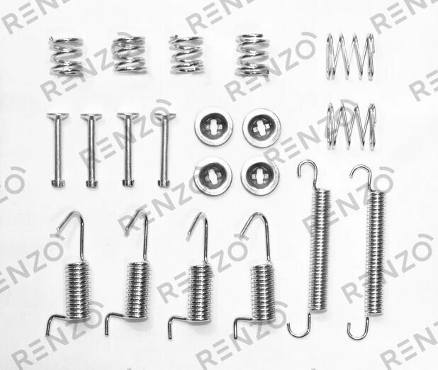 Комплект монтажный барабанных тормозных колодок RENZO RFK103