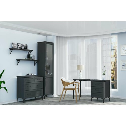 Комплект мебели для гостиной Шарм МС композиция 3 Антрацит 56460₽