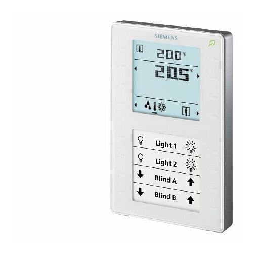 Комнатный термостат KNX S55624-H108 – Siemens – 7612914090454 термостат комнатный siemens s55770 t187