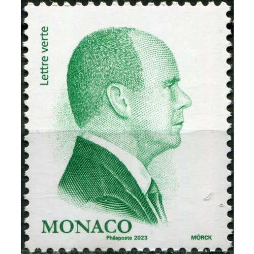 Монако 2023. Принц Альберт II (MNH OG) Почтовая марка