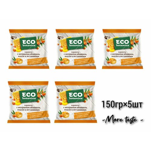 Карамель Eco-botanica с экстрактом облепихи, медом и витаминами