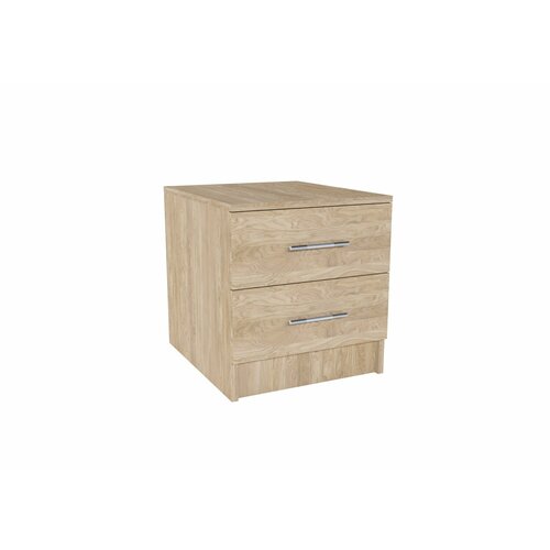 Тумба прикроватная, 2 шт, дуб сонома, Мебель Кинг