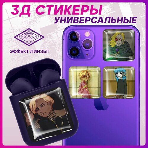 Наклейки на телефон 3D Стикеры Игра Салли Фейс