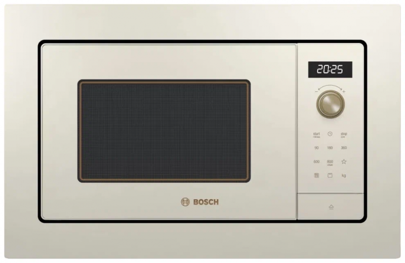 Микроволновая печь встраиваемая Bosch NeoKlassik BEL653MP3, жемчужно-белый