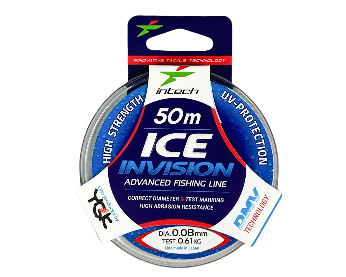 Леска Intech Invision Ice Line 50м 0.08мм 0.61кг