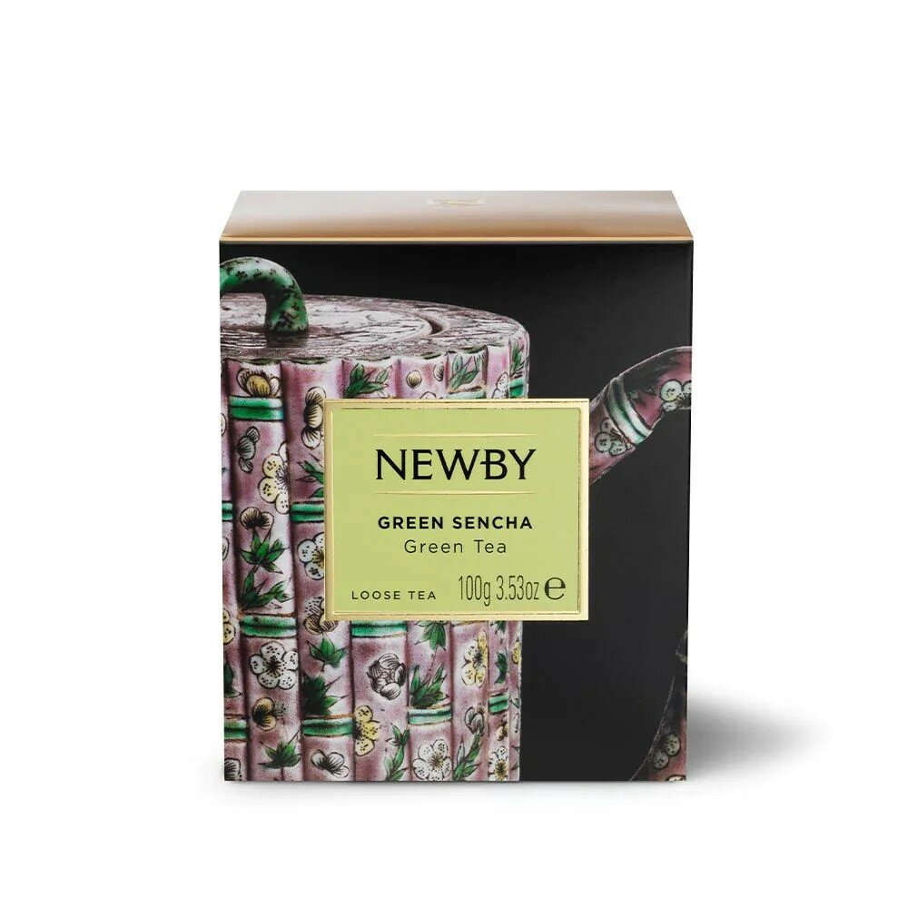 Чай зеленый Newby Green Sencha 100г - фото №9