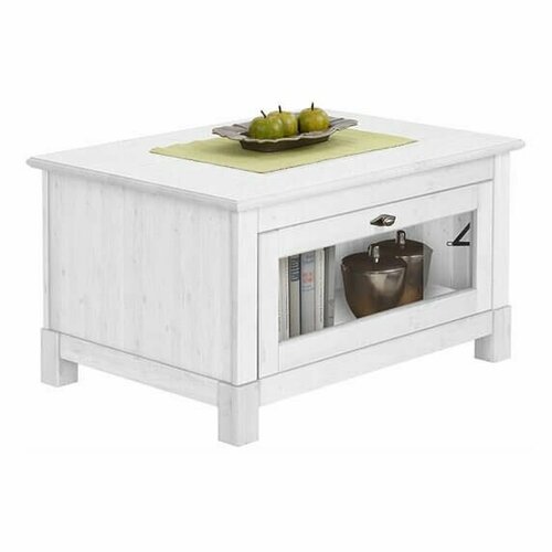 Стол кофейный Гостиная Рауна белый воск УКВ 15051₽