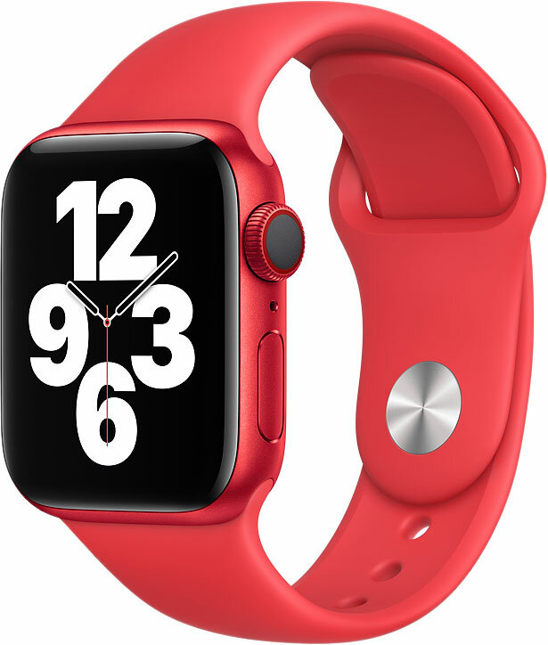 Ремешок Apple для Apple Watch 44mm (PRODUCT)RED Sport Band (MYAV2ZM/A)