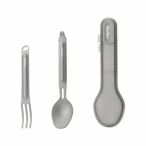 Походный набор столовые приборы NEXTool Titanium Tableware Set 3032290 1906₽