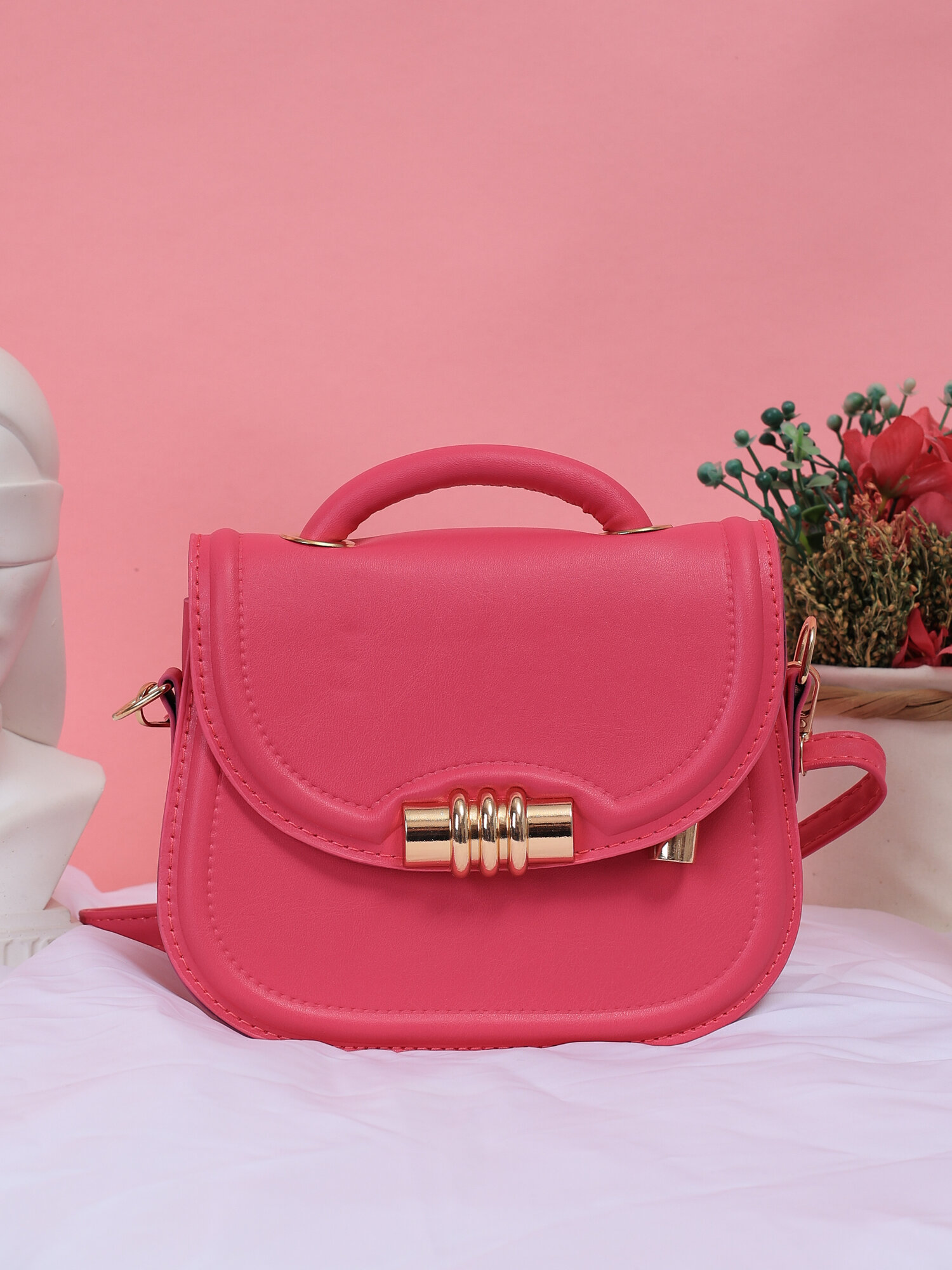 фото Сумка женская мини Цвет Розовый