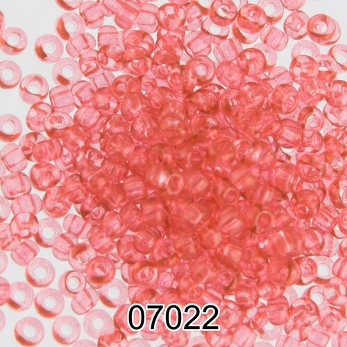 Бисер круглый PRECIOSA Чехия, 10/0, 2,3 мм, 500 г, цвет 07022, ф620 розовый