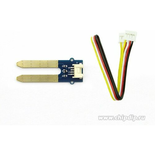 Grove - Moisture Sensor, Датчик влажности почвы для Arduino проектов grove ultrasonic ranger плата датчика ультразвукового сонара