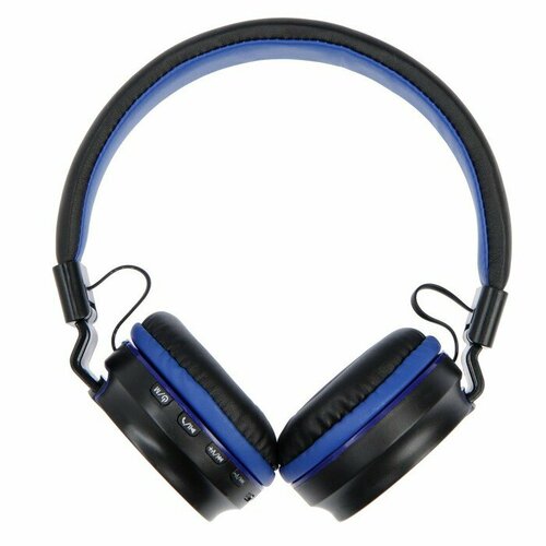 Уценка Беспроводные наушники HQ-3 скл-е мик-н слот microSD черно-синие 40000₽