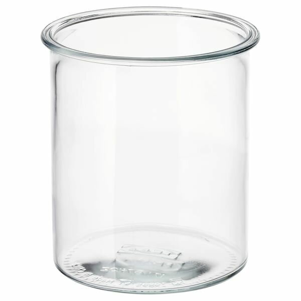 фото IKEA 365+ Банка стеклянная для хранения продуктов, круглая 1,7 л (из Финляндии)