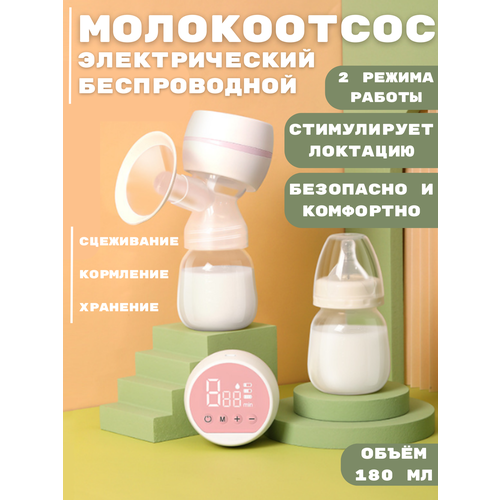 фото Электрический беспроводной молокоотсос aplong