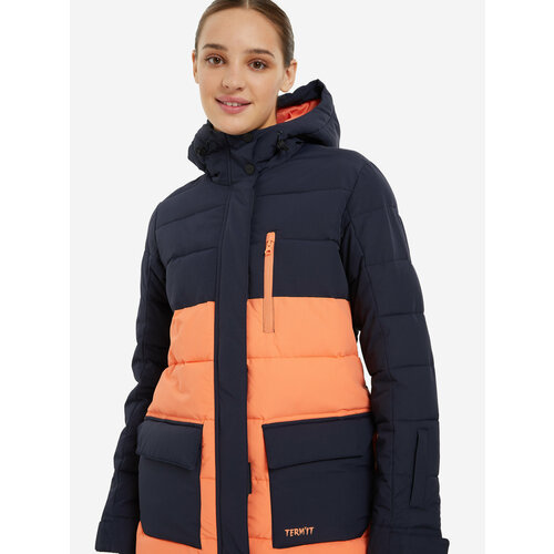 Куртка спортивная Termit, размер 42/44, синий, оранжевый куртка termit размер 42 44 фиолетовый