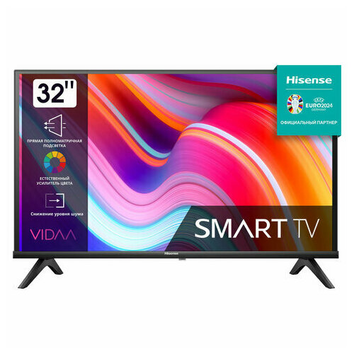 Телевизор HISENSE 32A4K 32 80 см 1366 x 768 HD 169 SmartTV Wi-Fi черный 2945700₽