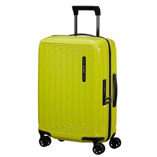 Чемодан Samsonite, 38 л, размер S, зеленый, желтый чемодан 38 л размер s желтый