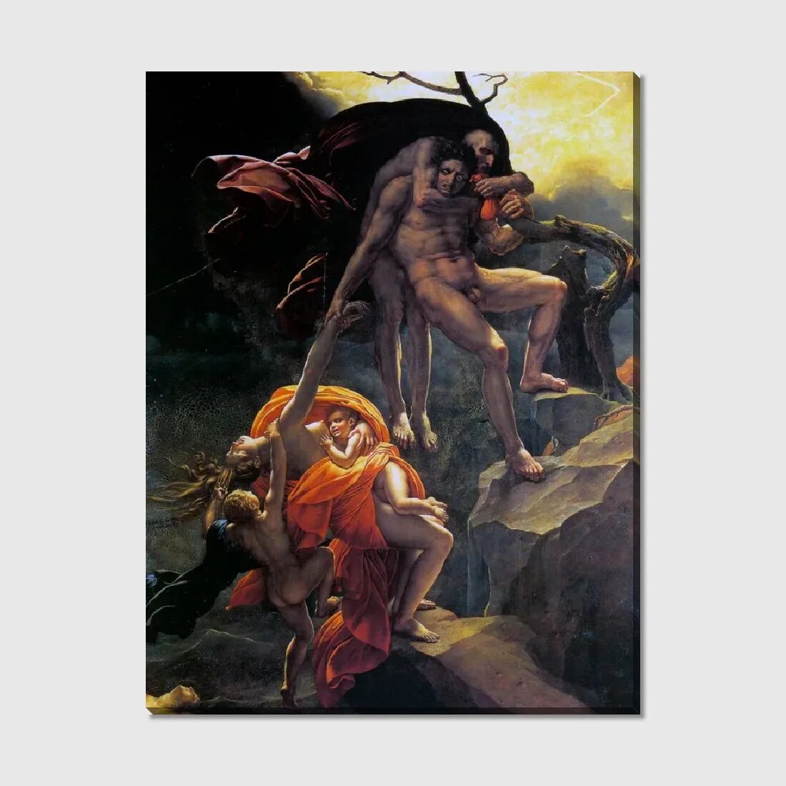 Картина на холсте Потоп (Scene de deluge, Scene of flood) Жи