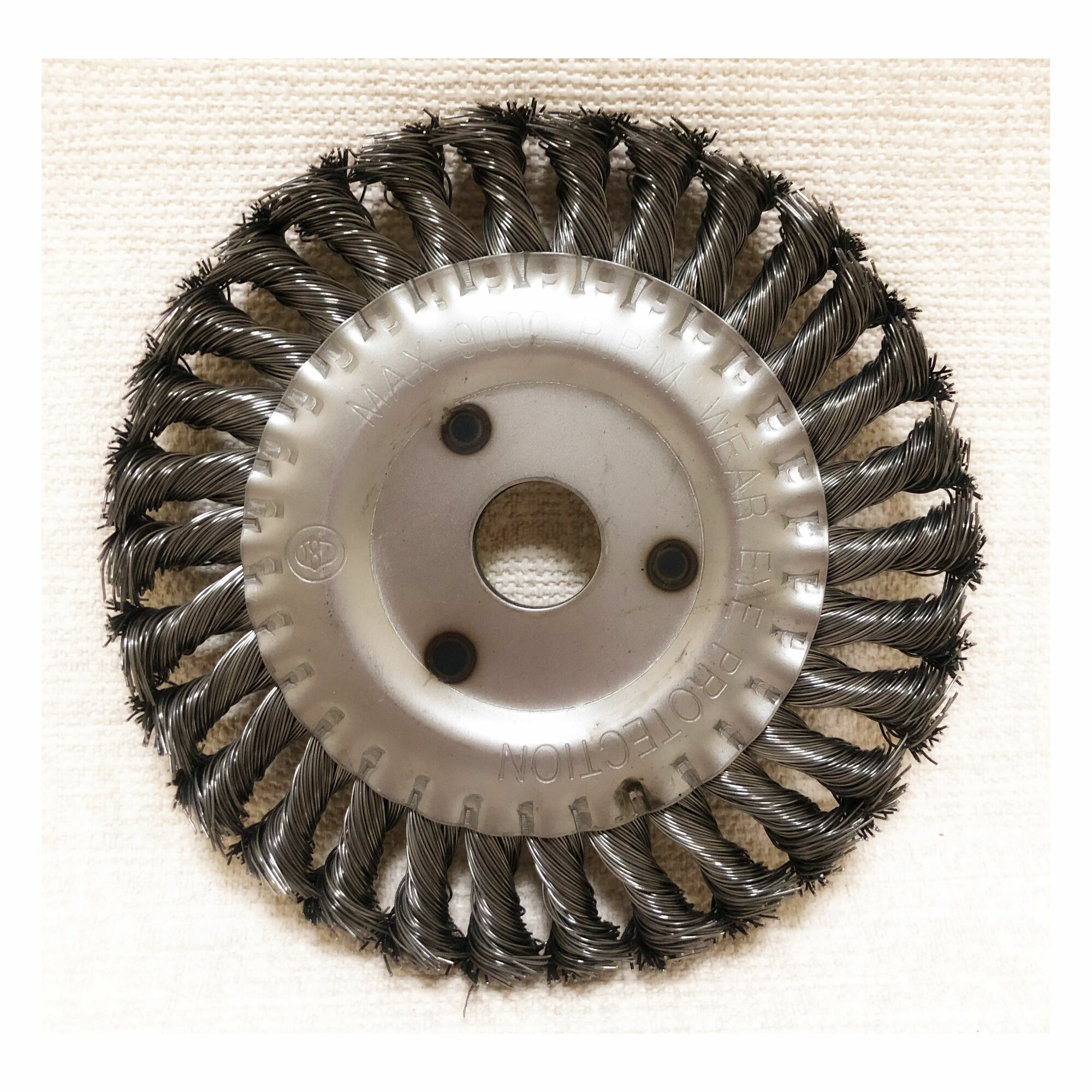 Кордщетка 150 мм дисковая витая 22 мм (УШМ) Креост