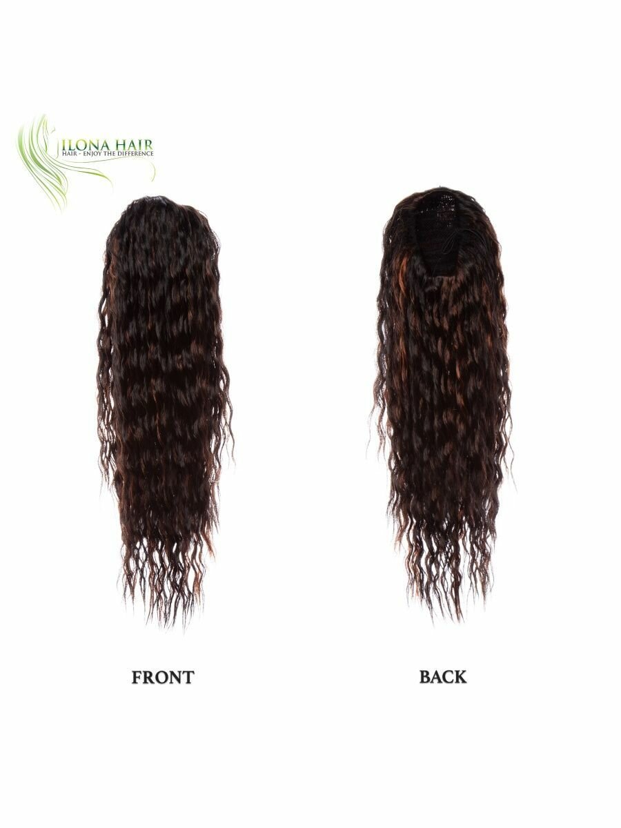 ILONA HAIR Шиньон хвост волнистый из термоволос 53 см.