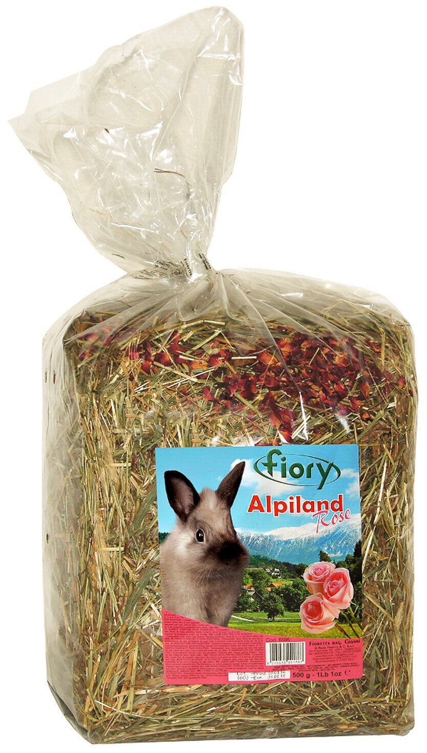 Fiory Alpiland Rose - Сено Альпийское с розой 500 г