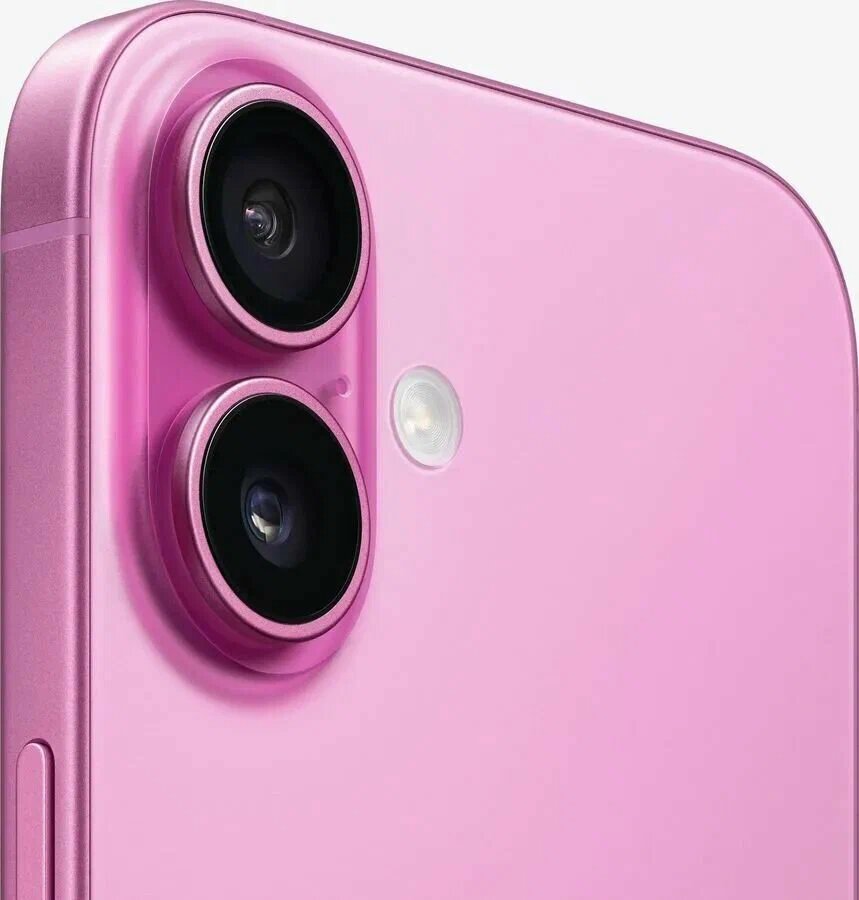 Смартфон Apple iPhone 16 256 ГБ, Dual: nano SIM + eSIM, розовый — фото 1