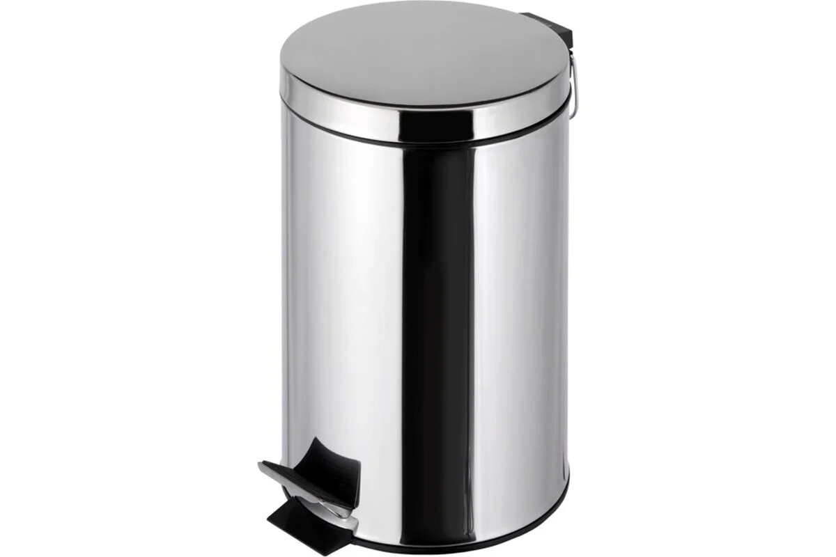 G-teq G-teq Урна с педалью 12л хром металл 20.28