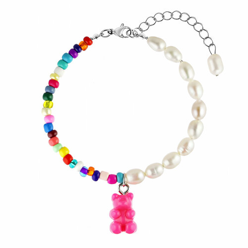 Браслет на ногу ALLUMER, длина 23 см, разноцветный