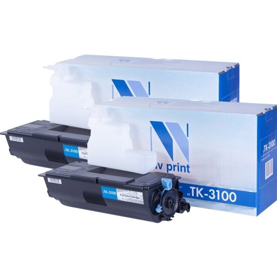 NV Print Картридж NVP совместимый NV-TK-3100-SET2 для Kyocera FS-2100D/ FS-2100DN/ FS-4100DN/ FS-4200DN/ FS-4300DN/Ecosys M3040dn (12500k) (2 шт)