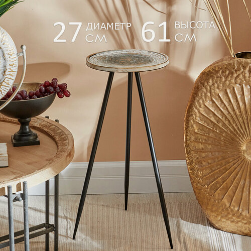 Изображение товара 57-084 Столик интерьерный Калахари 27x27x61см, Железо, Glasar