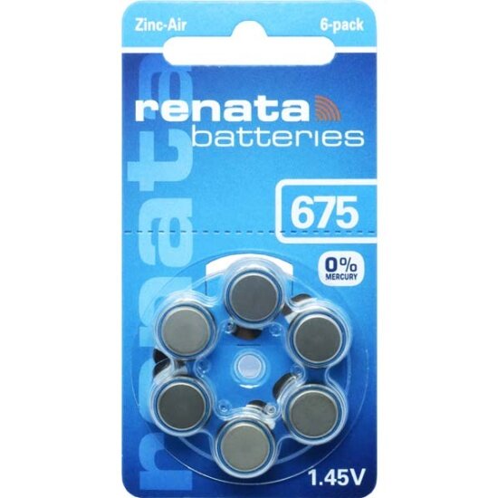 Renata Zinc-Air 675 бл 6
