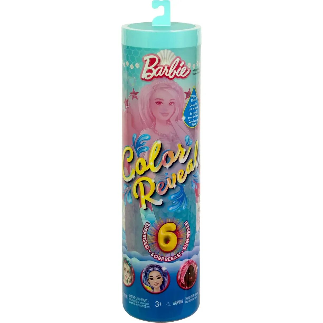 Игровой Набор Barbie Color Reveal Русалка HRK12