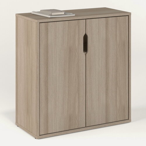 Изображение товара Тумба БАНГА-8 Ясень светлый, с дверками, (ВхШхГ) 73,4х69,8х32,6 см, ЛДСП