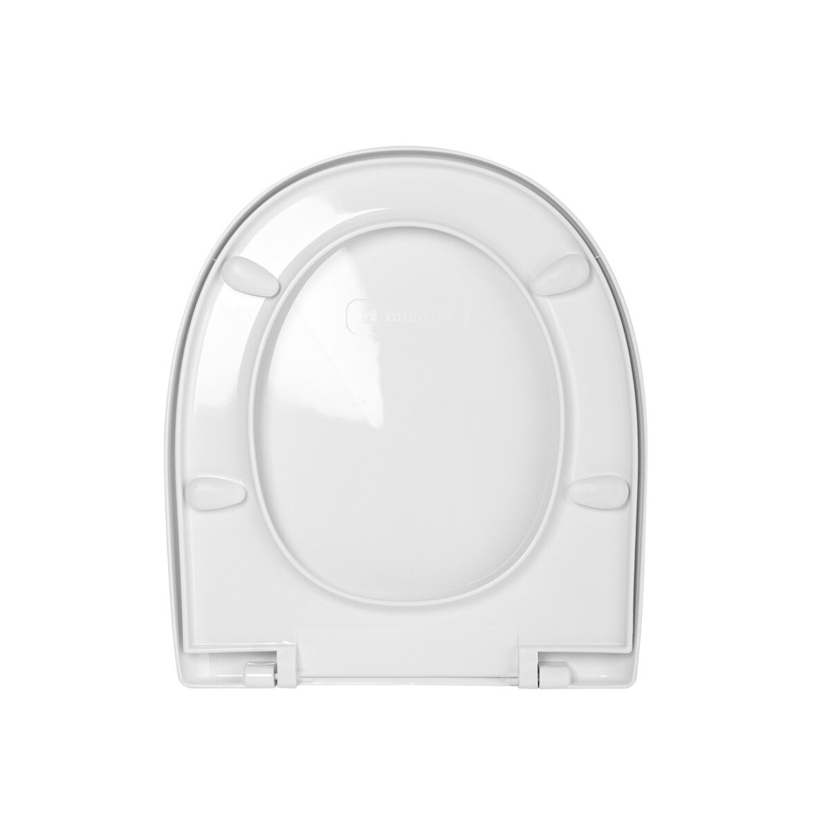 Сиденье для унитаза Milardo Duplex 020PP00M31 из полипропилена белое — фото 1