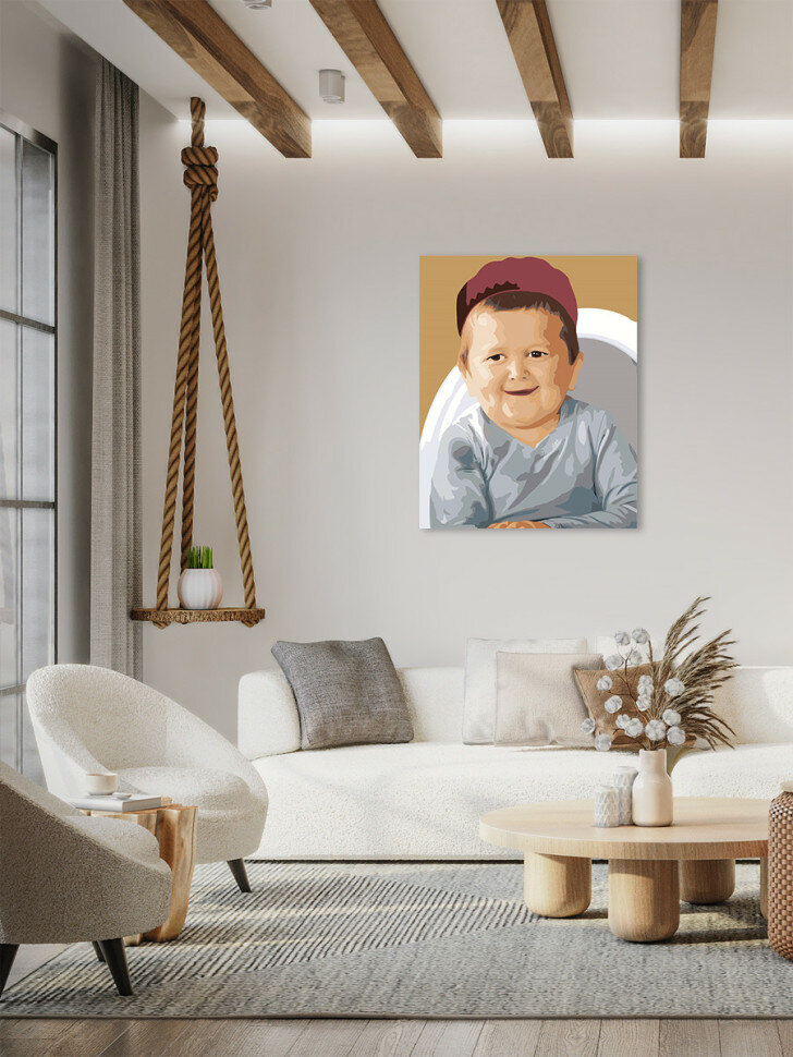 Картина по номерам "Хасбик" — фото 1